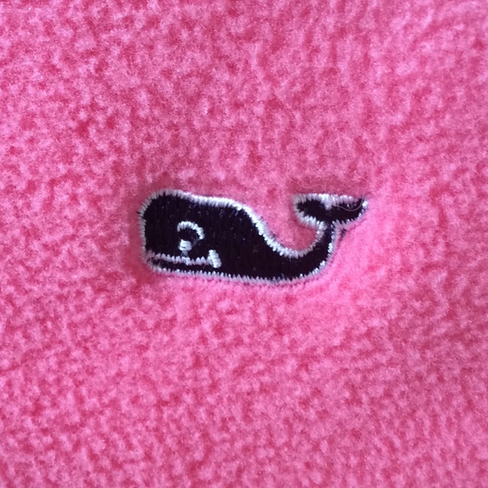 💕HOST PICK💕Vineyard Vines Pink Fleece Zip Up Jacket  -Medium - Picture 5 of 7